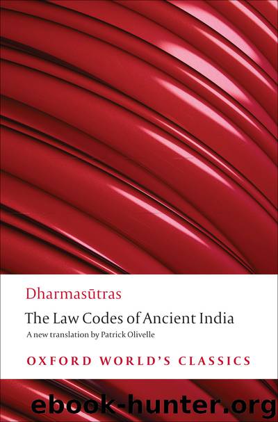 Dharmasutras by Olivelle Patrick;
