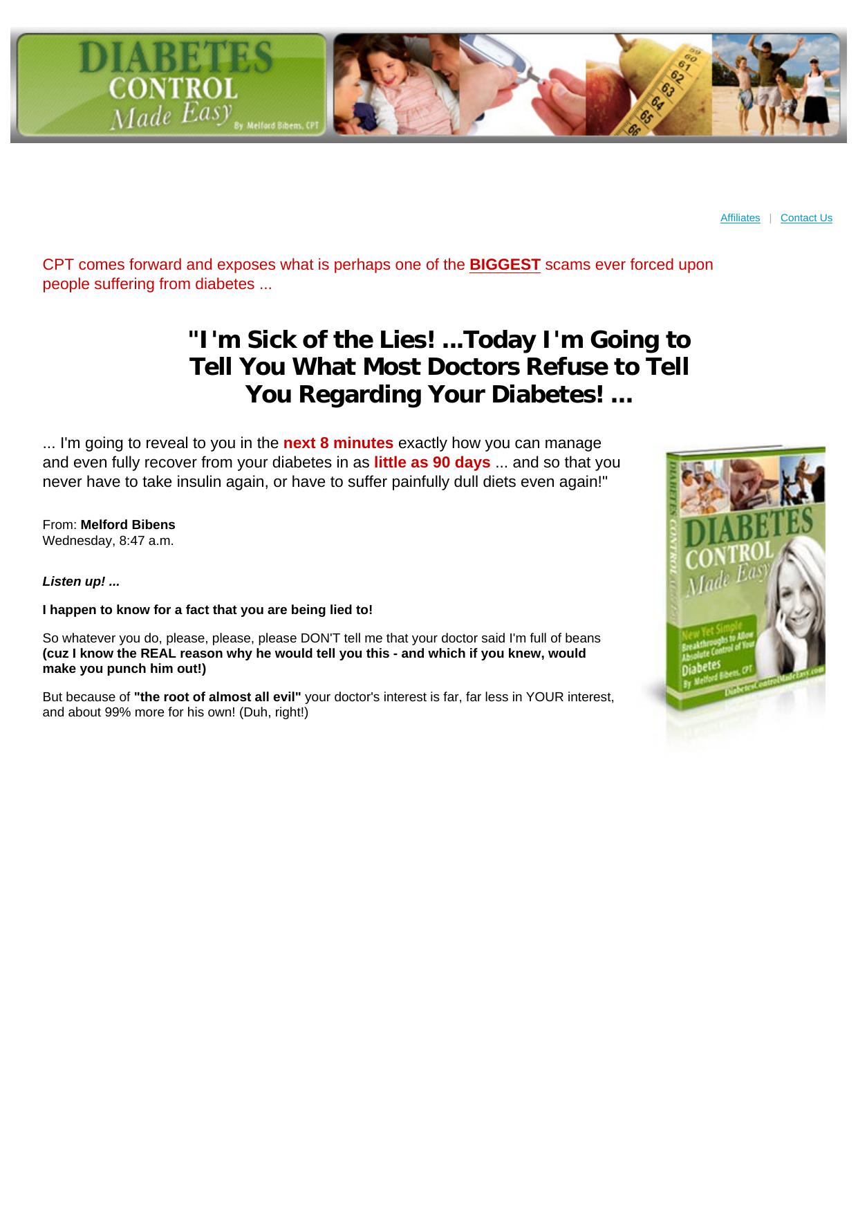 Diabetes Control Made Easy. by Best of Kuszter's Collection