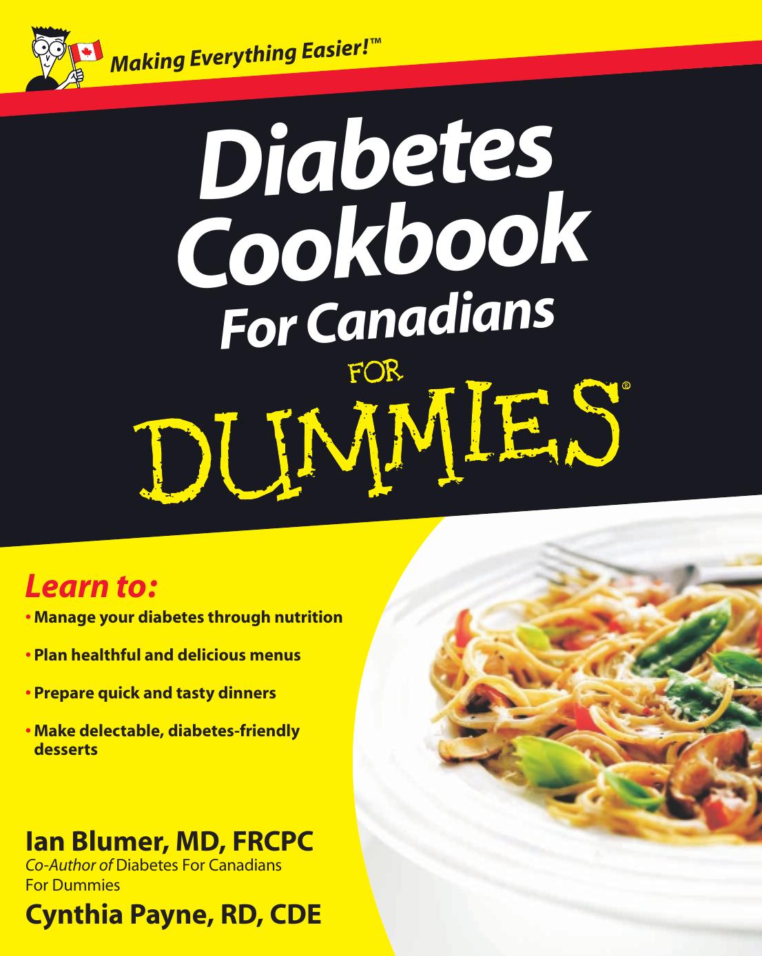 Diabetes Cookbook For Canadians For Dummies by Ian Blumer Cynthia Payne