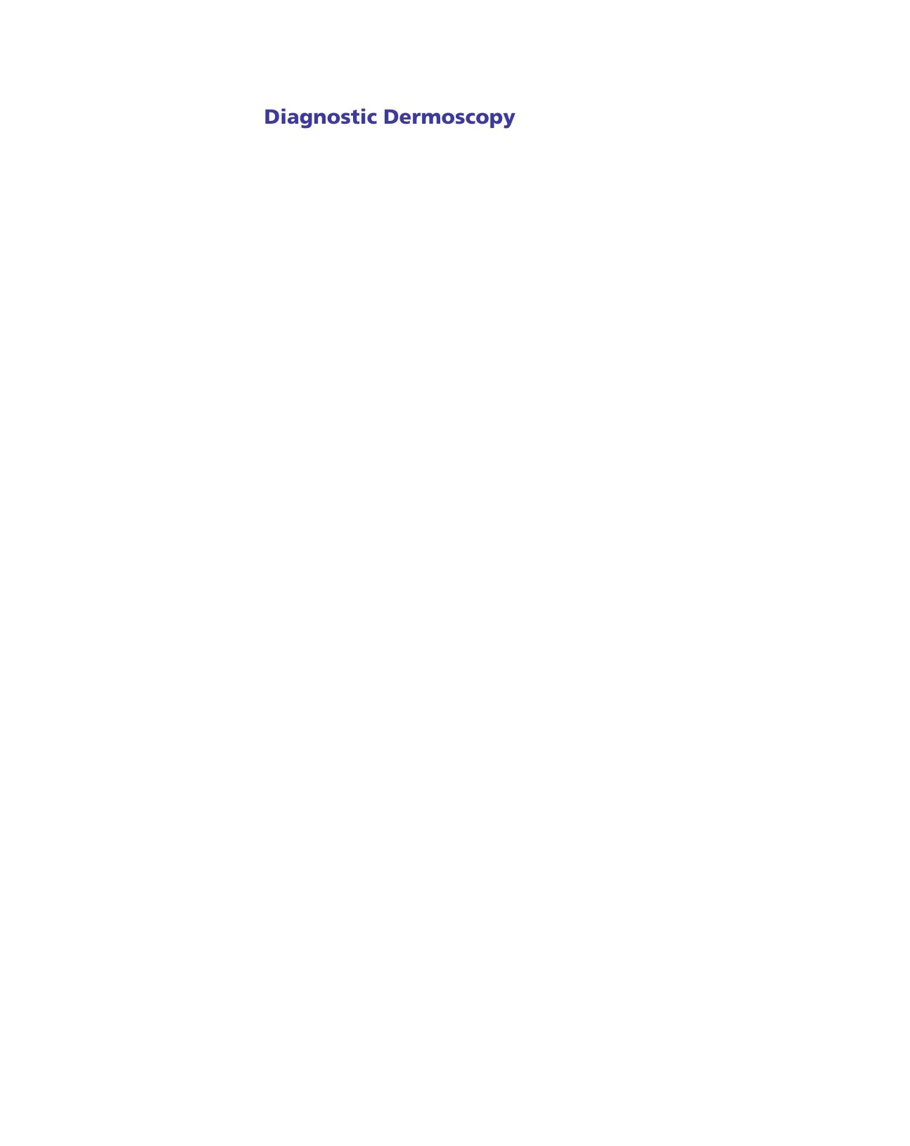 Diagnostic Dermoscopy: The Illustrated Guide by Jonathan Bowling(auth.)