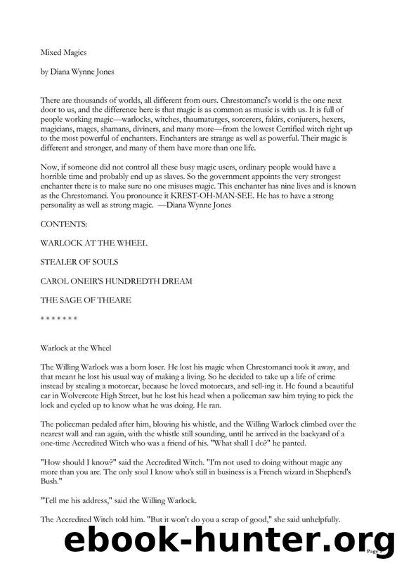 Diana Wynne Jones - Chrestomanci 00 by Mixed Magics