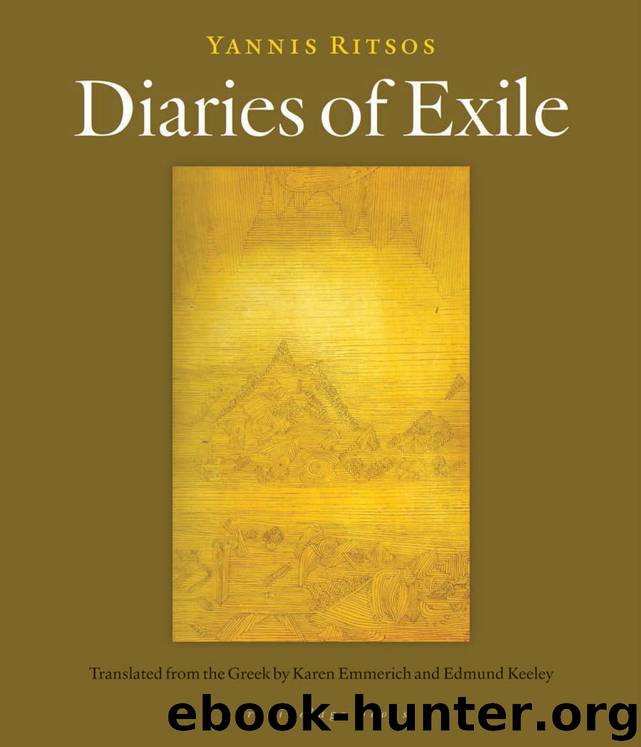 Diaries of Exile by Yannis Ritsos