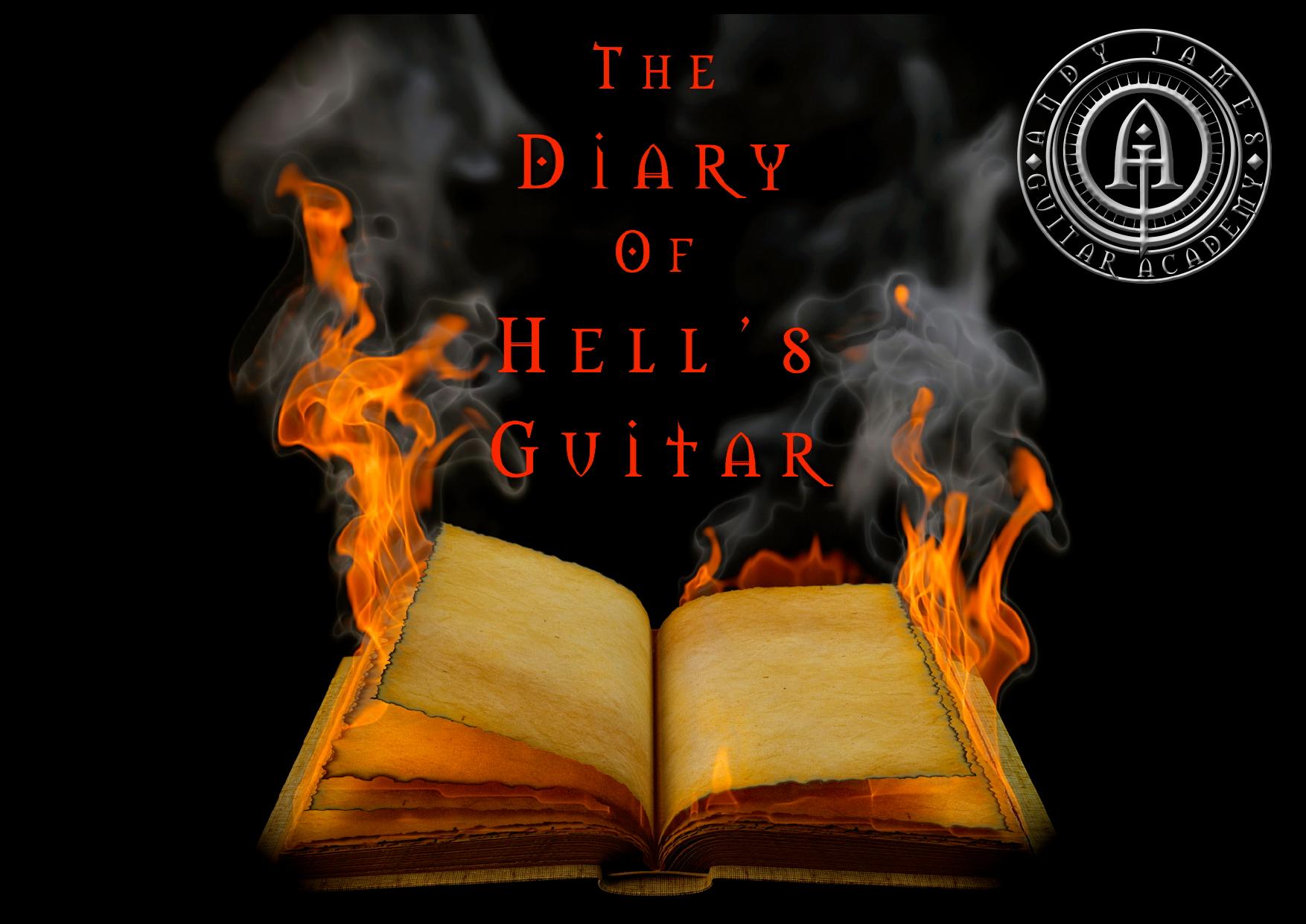 Diary Of Hells Guitar Booklet by Nicki Able