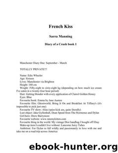 Diary of a Crush 01 French Kiss by Sarra Manning