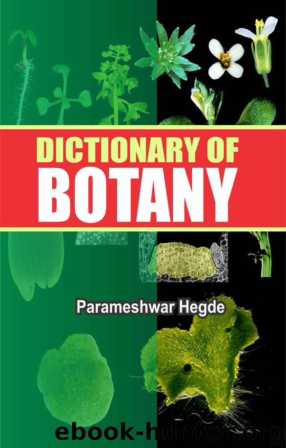 Dictionary Of Botany by Parameshwar Hegde