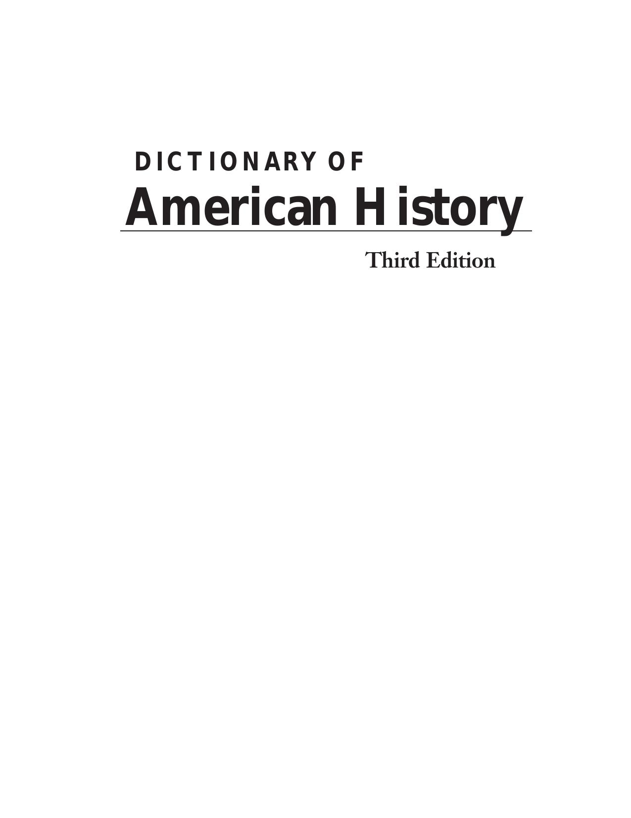 Dictionary of American History 3rd Vol 05 by Unknown