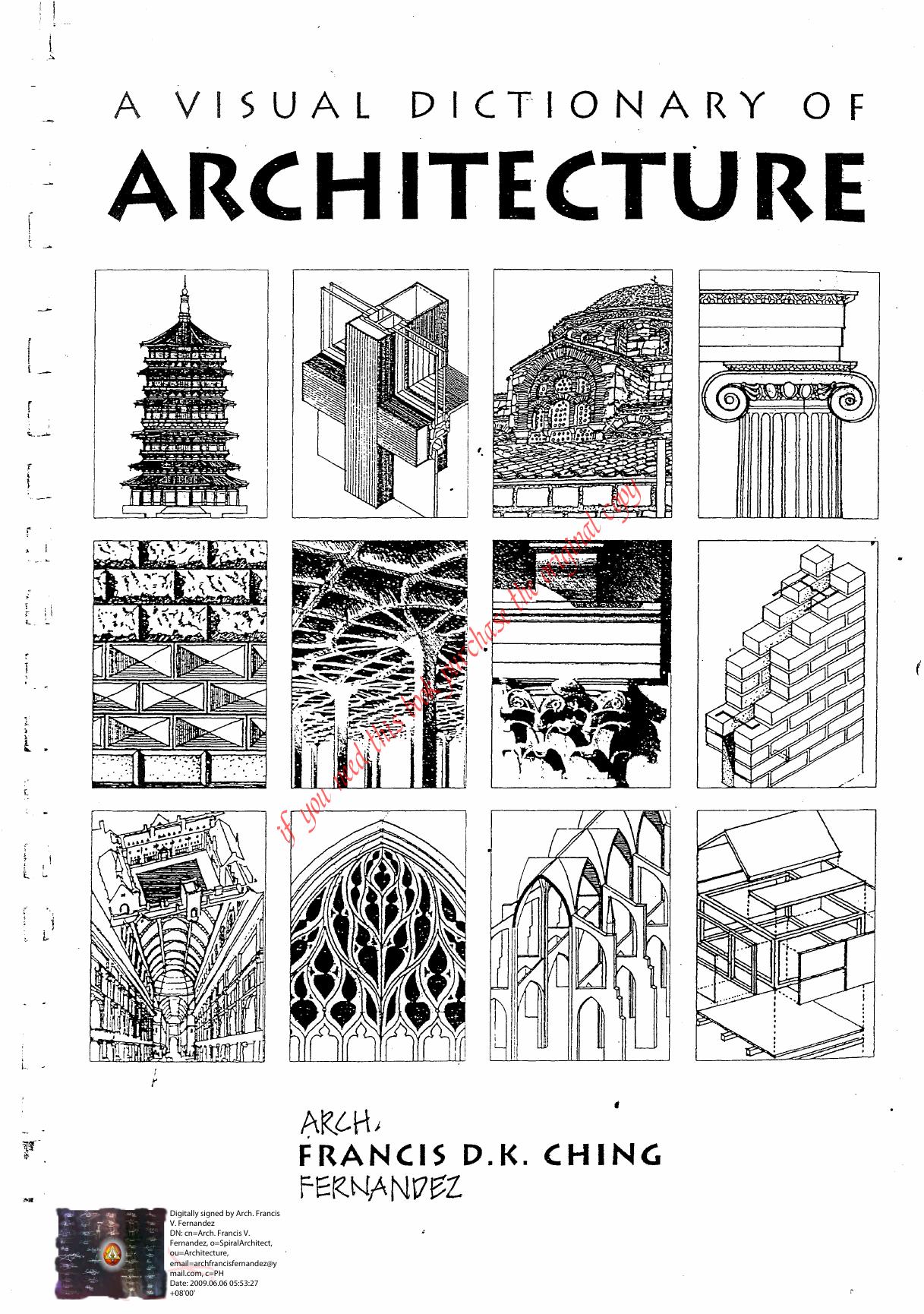 Dictionary of Architecture by Francis D.K. Ching by Unknown