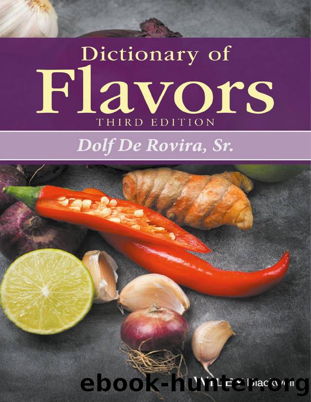 Dictionary of Flavors by Dolf De Rovira