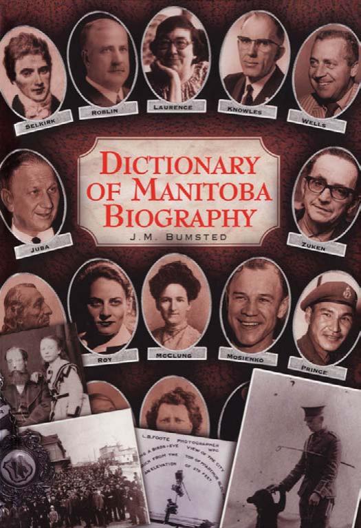 Dictionary of Manitoba Biography by J. M. Bumsted