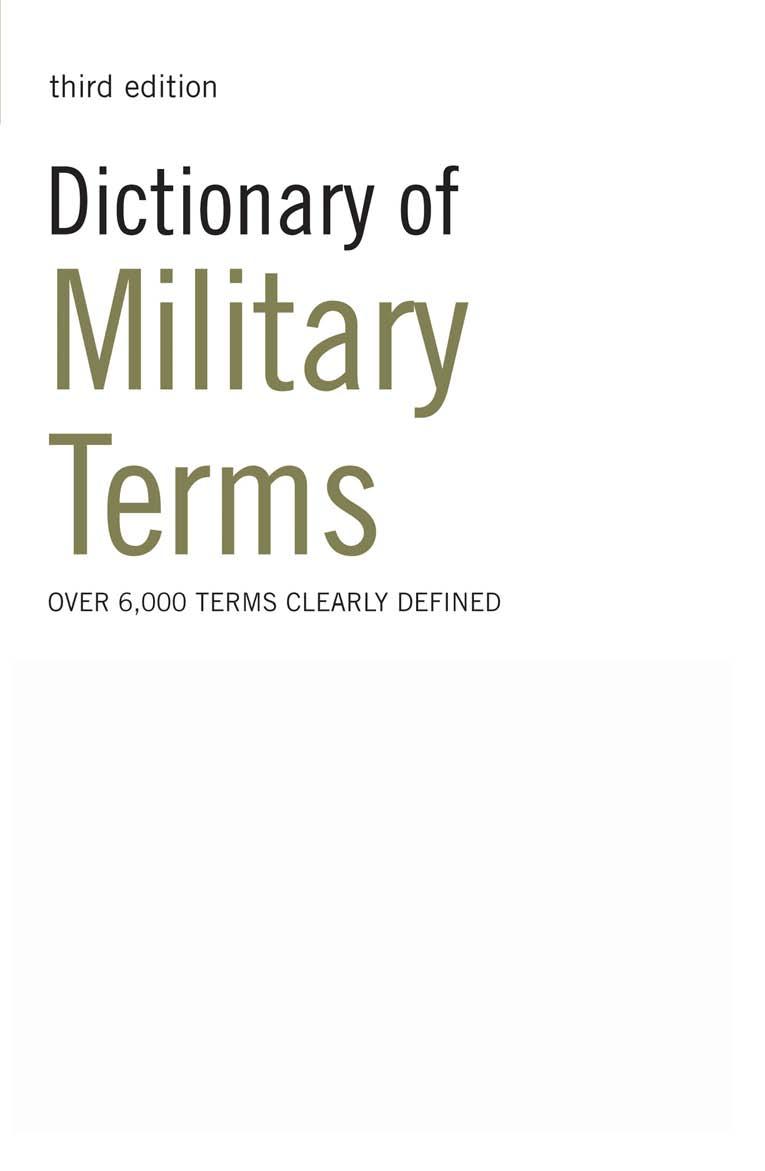 Dictionary of Military Terms by Richard Bowyer