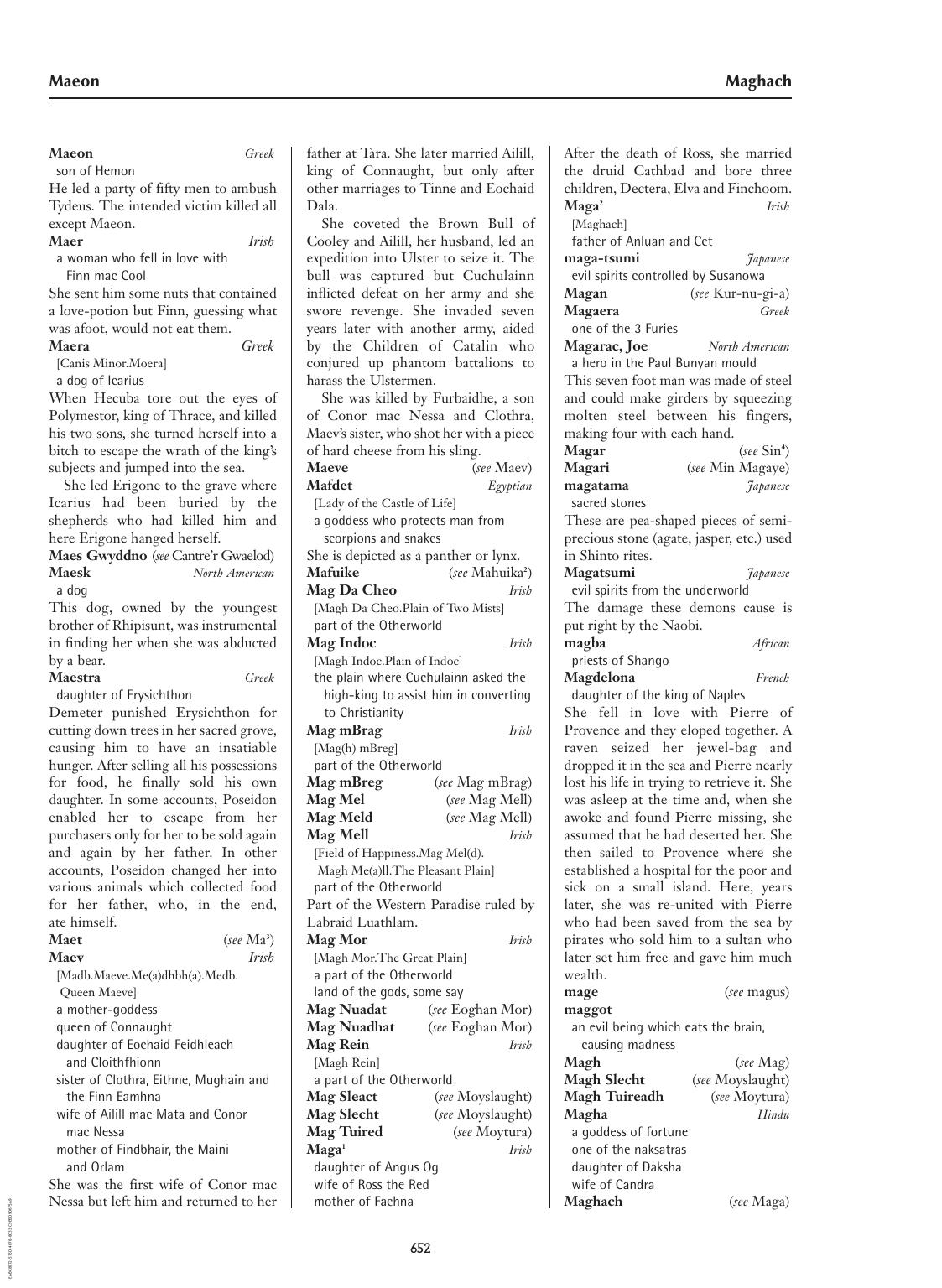 Dictionary of Mythology: An a-Z of Themes, Legends, and Heroes by J.A. Coleman