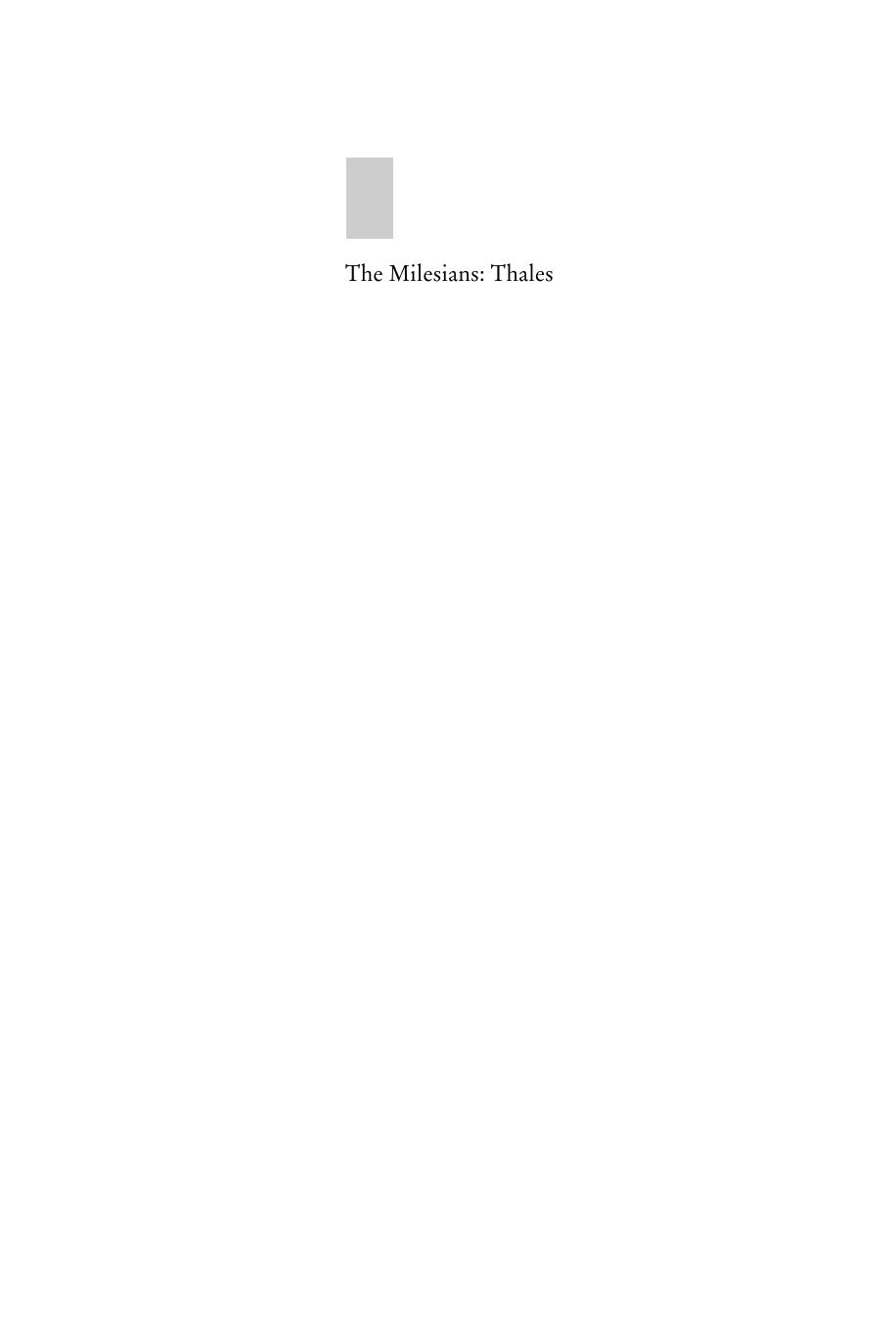 Die Milesier: Thales by Richard McKirahan; Georg Wöhrle; Gotthard Strohmaier