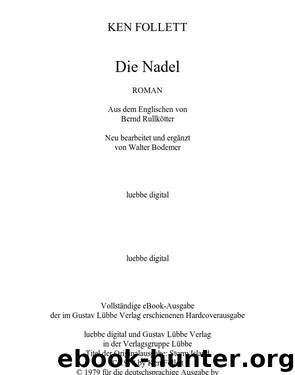 Die Nadel by Follett Ken
