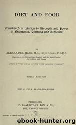Diet food considered in relation to strength power of endurance, training athletics by University of California Libraries