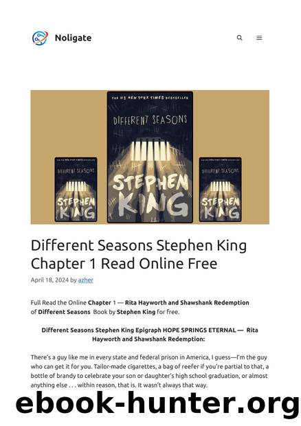 Different Seasons Stephen King Chapter 1 Read Online Free   Noligate by Unknown