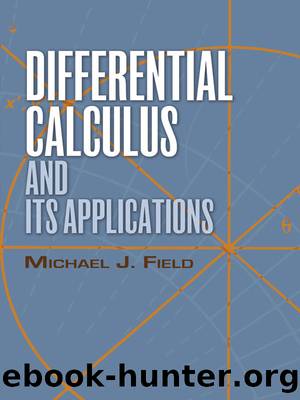 Differential Calculus and Its Applications by Unknown