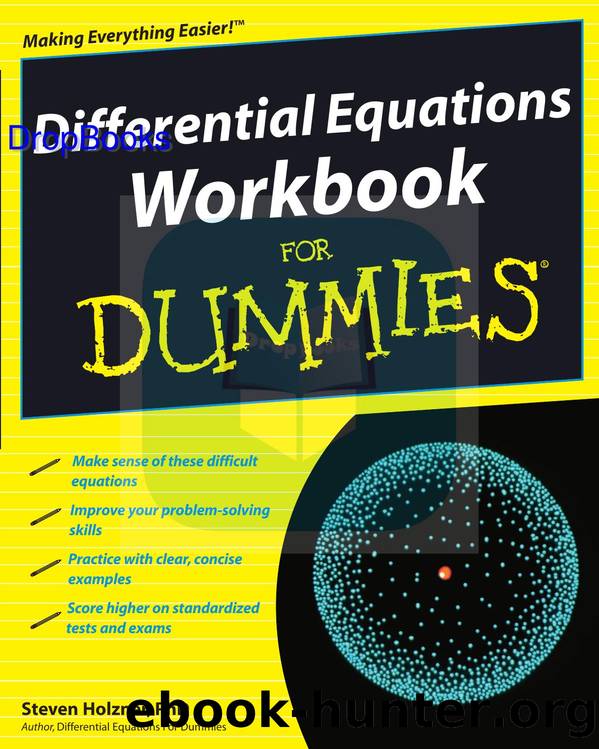 Differential Equations Workbook for Dummies ISBN by 0470472014 DropBooks APP