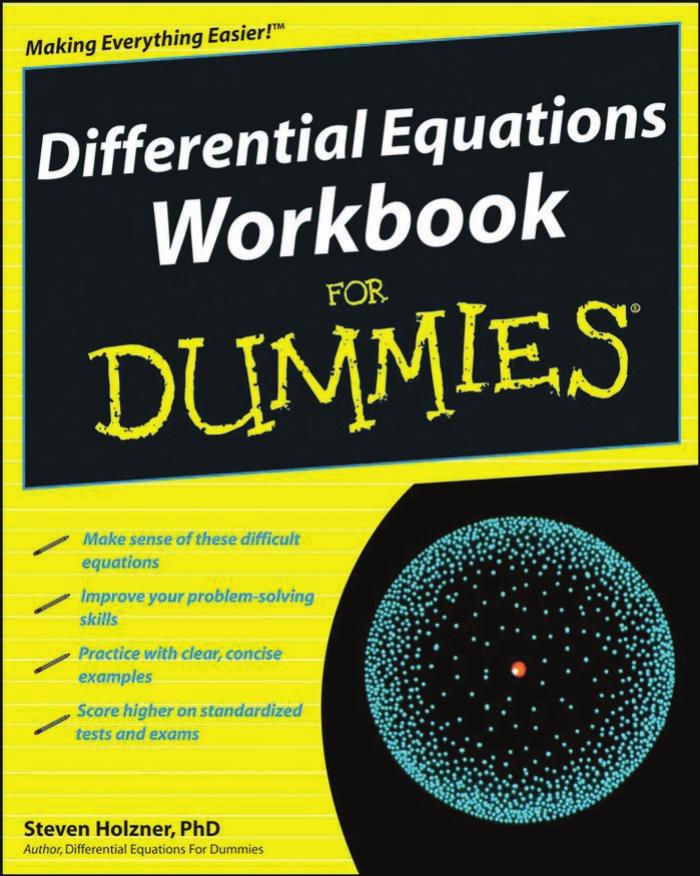 Differential Equations Workbook for Dummies by Holzner Steven