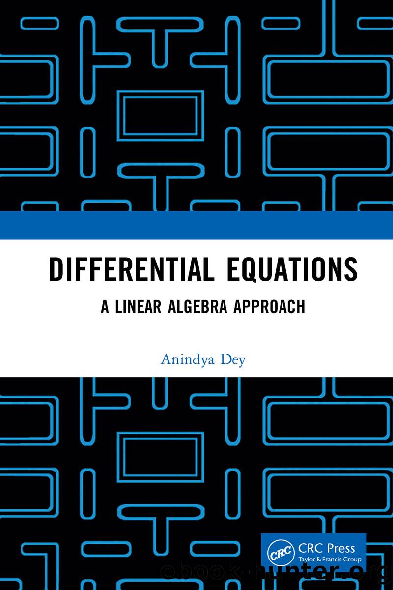 Differential Equations by Dey Anindya;