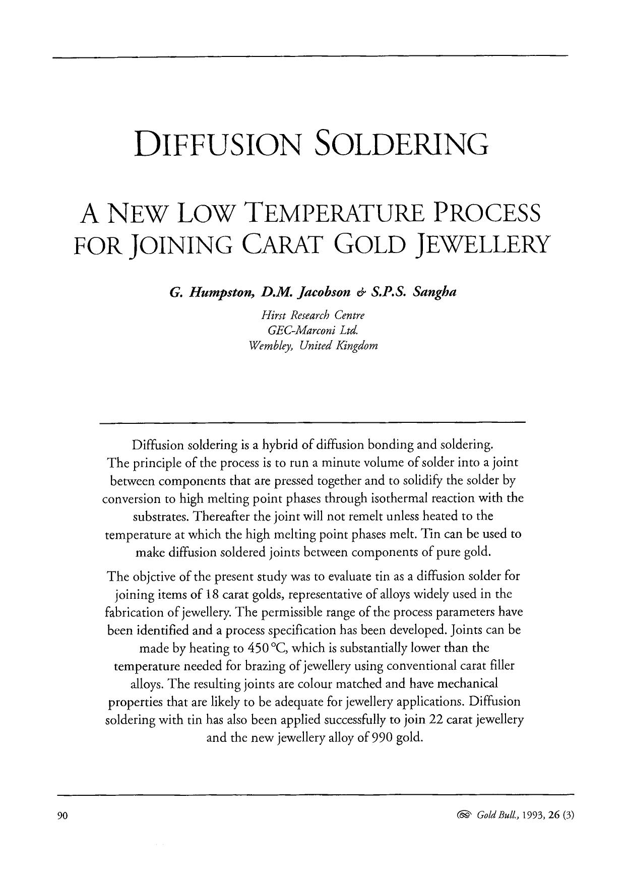 Diffusion soldering by Unknown