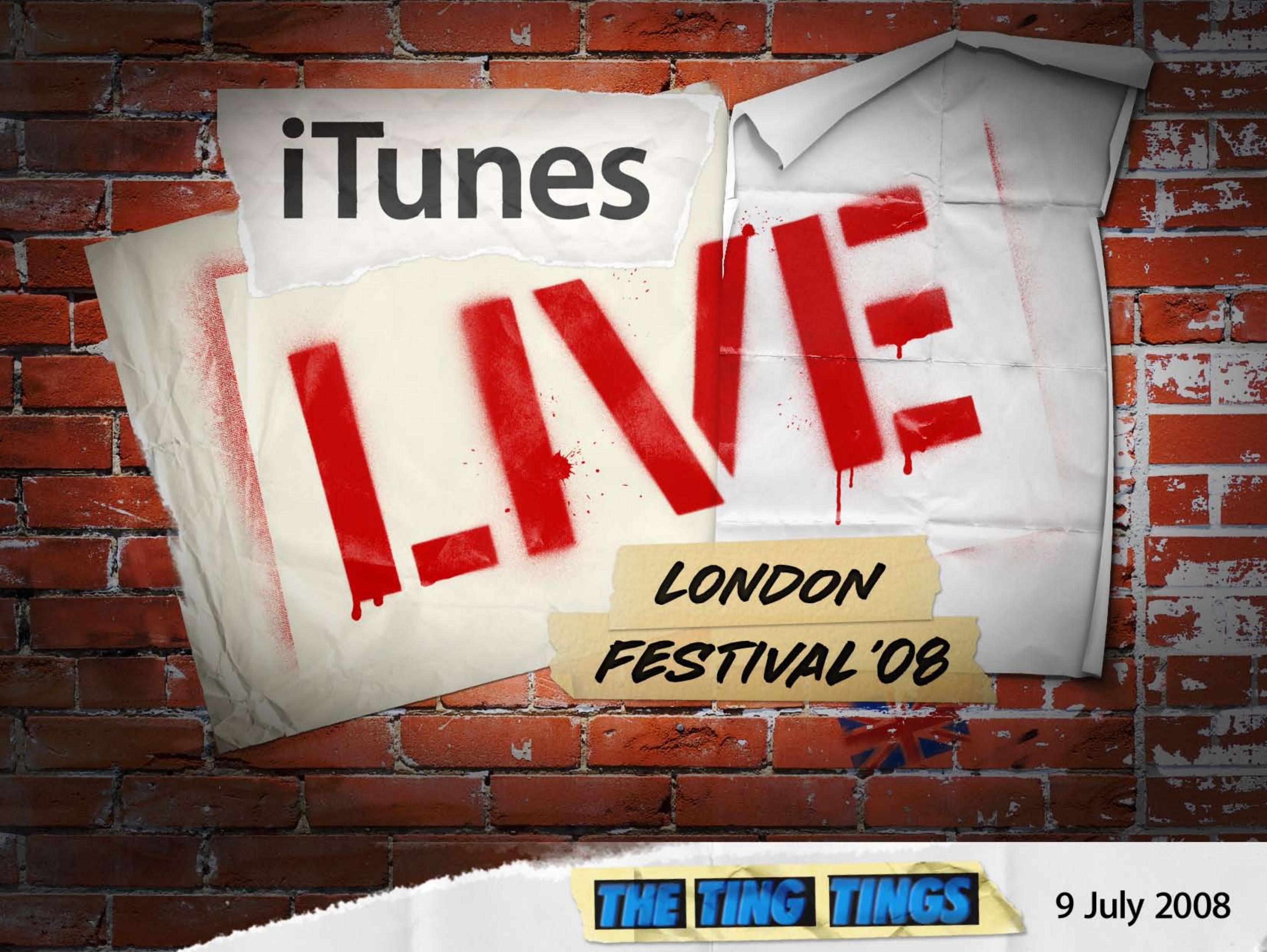 Digital Booklet by iTunes Live London Festival '08