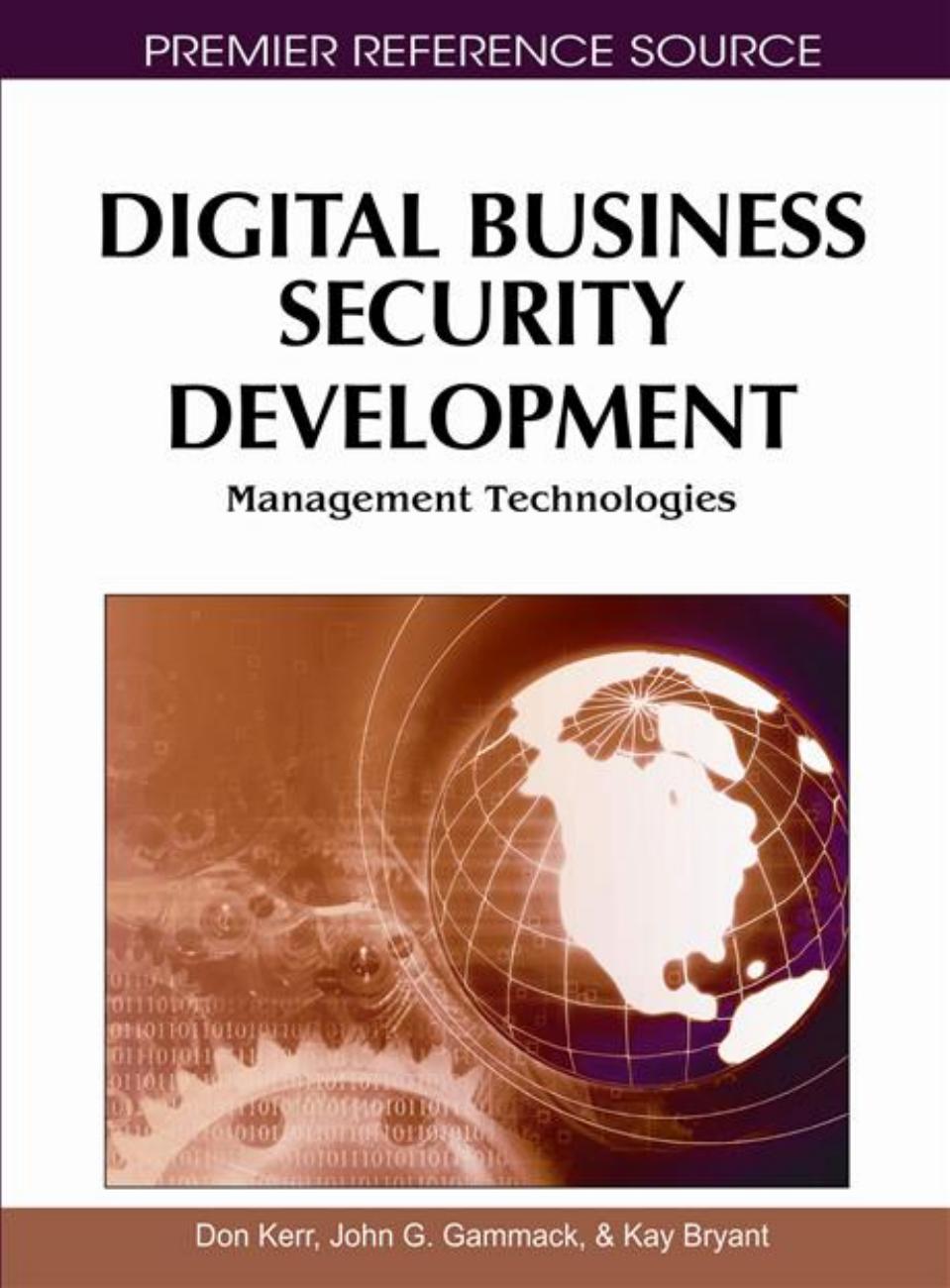 Digital Business Security Development: Management Technologies by Don Kerr