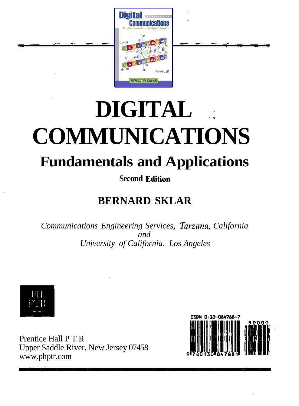 Digital Communications Fundamentals and Applications by BernardSklar
