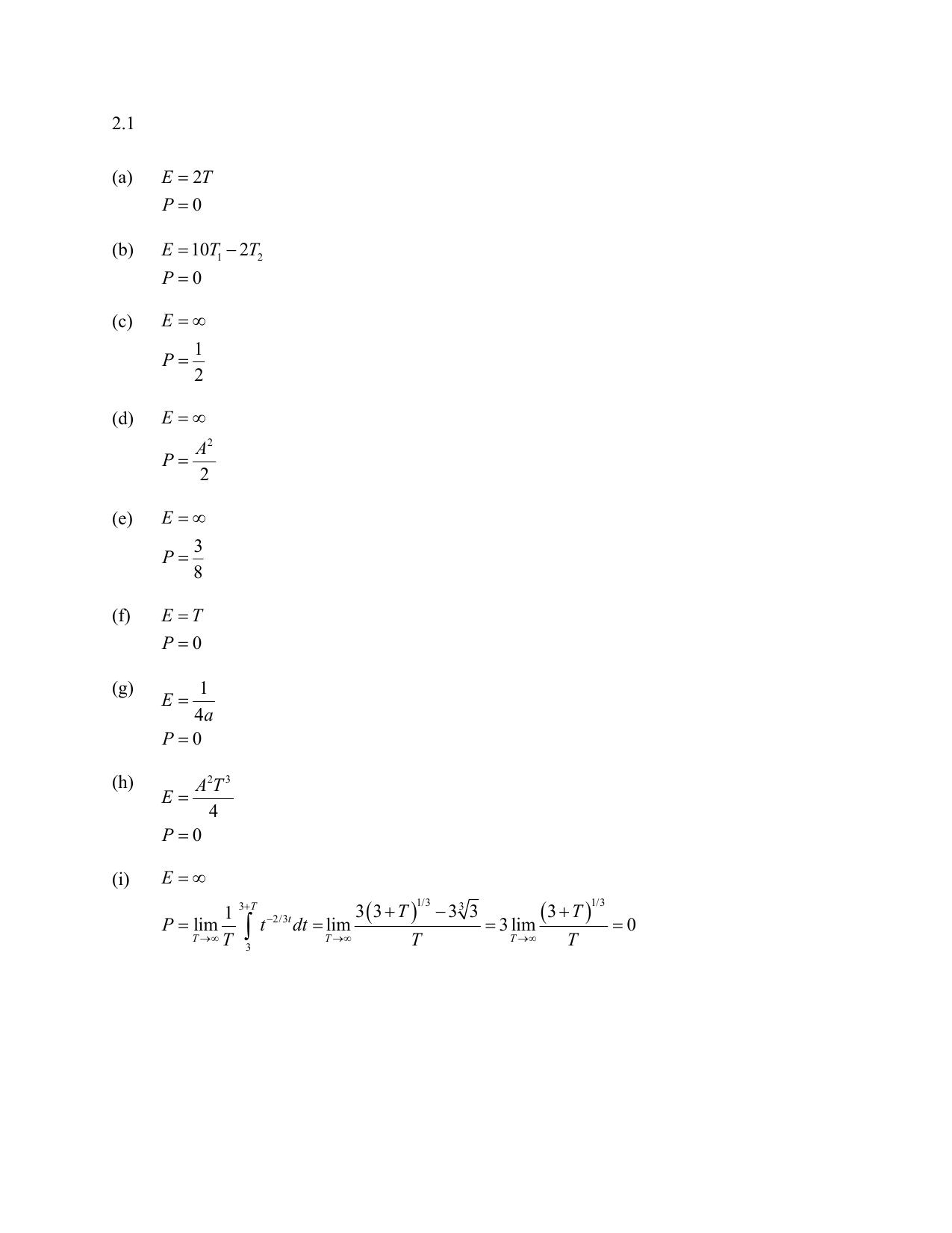 Digital Communications a Discrete-Time Approach: Solution Manual by Michael Rice
