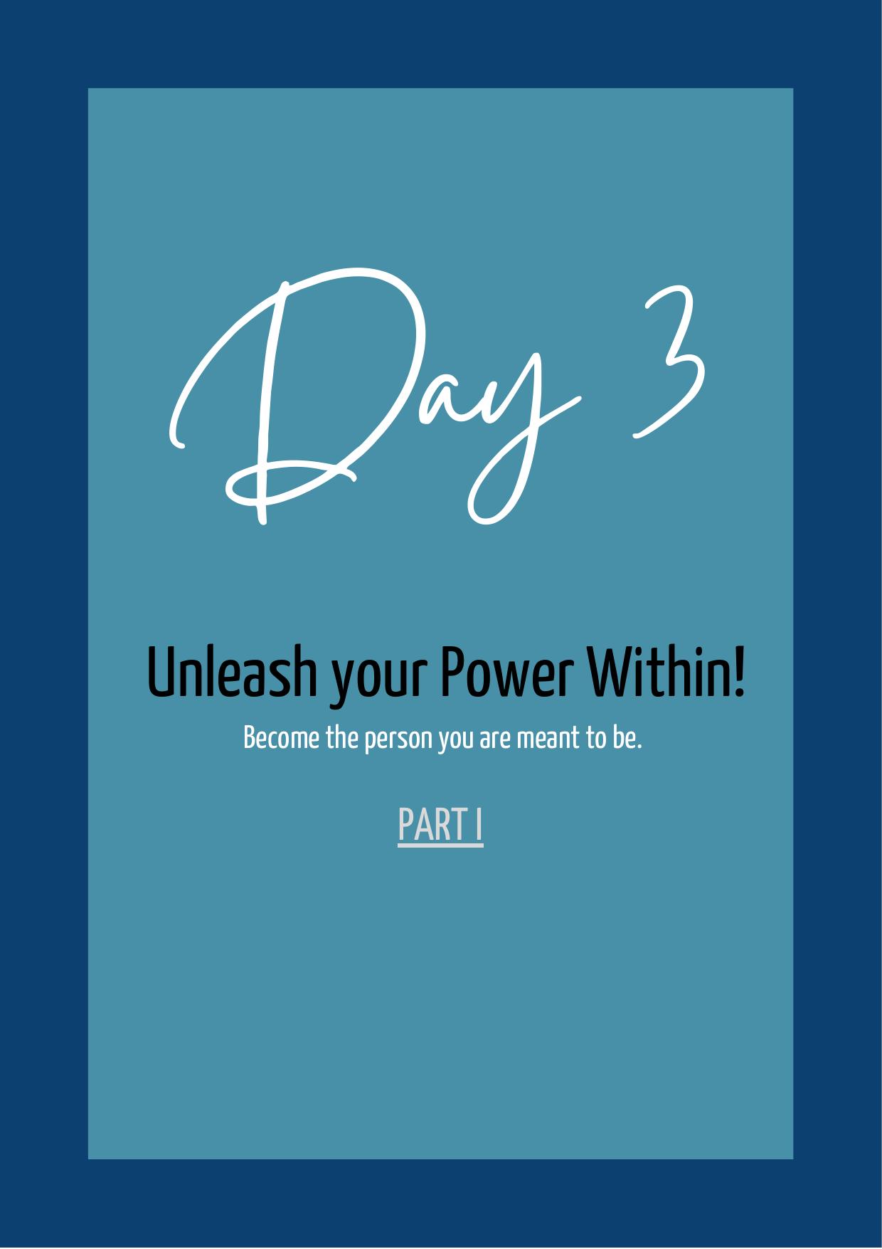 Digital Course - Day 1 to Day 10 by carina