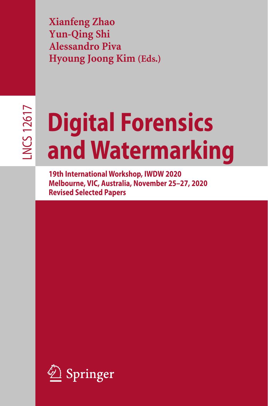 Digital Forensics and Watermarking by Unknow