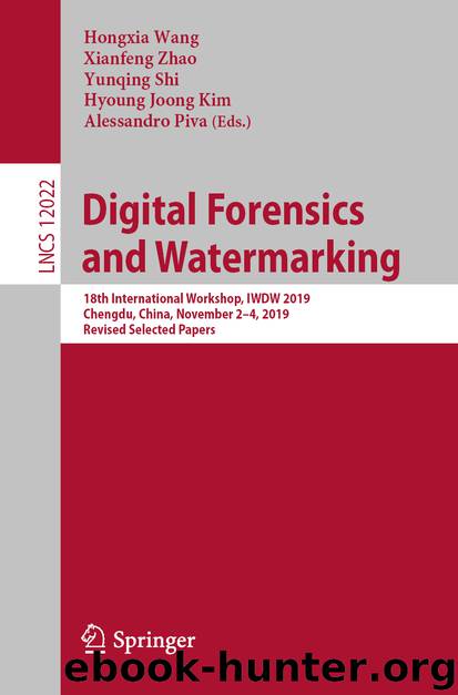 Digital Forensics and Watermarking by Unknown