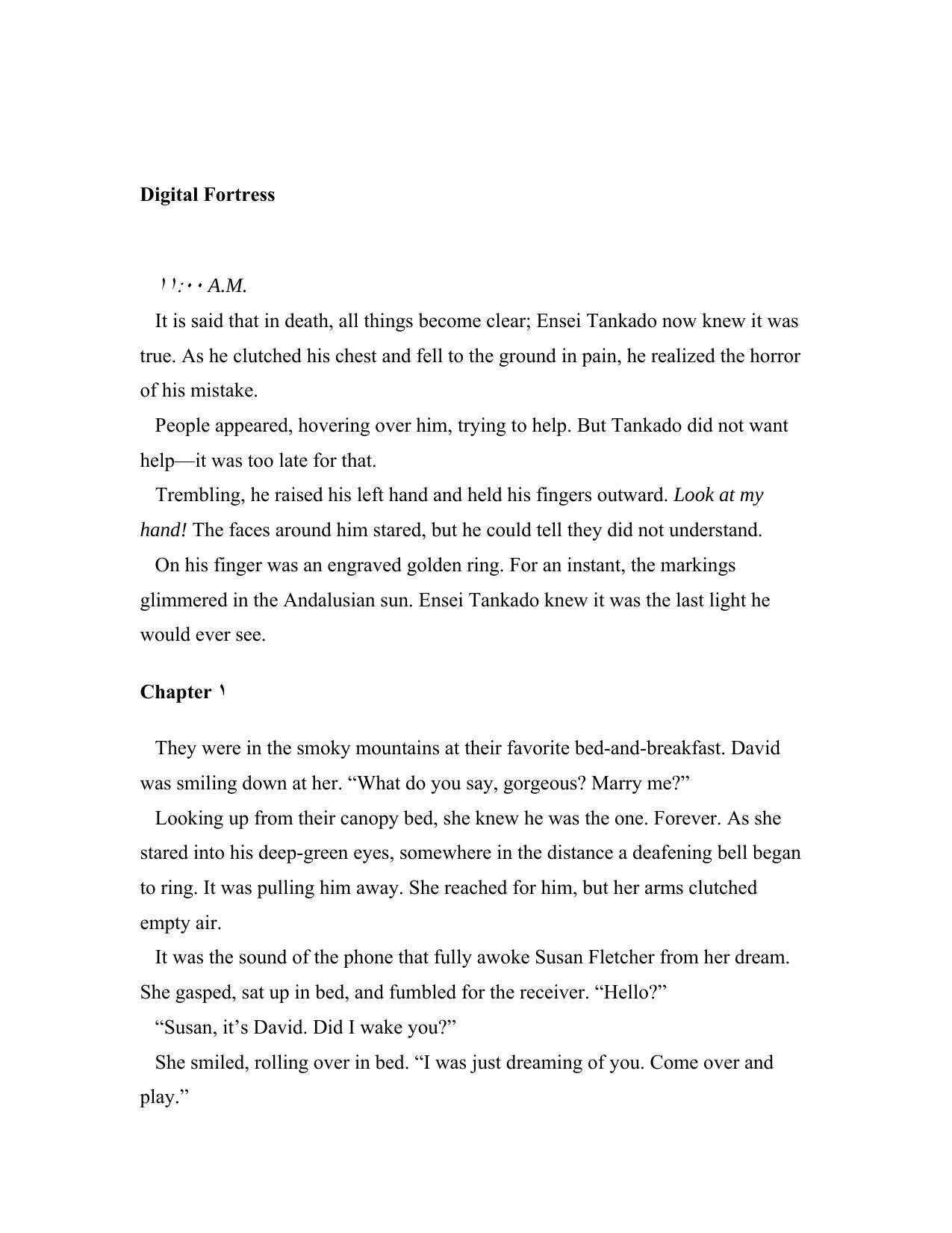 Digital Fortress by Dan Brown