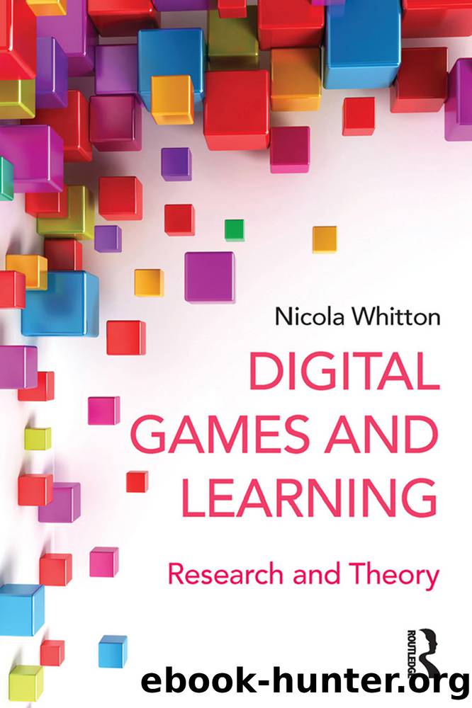 Digital Games and Learning by Nicola Whitton;