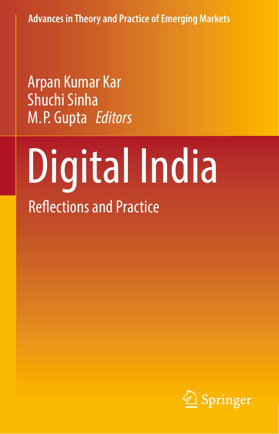 Digital India by Arpan Kumar Kar Shuchi Sinha M. P. Gupta