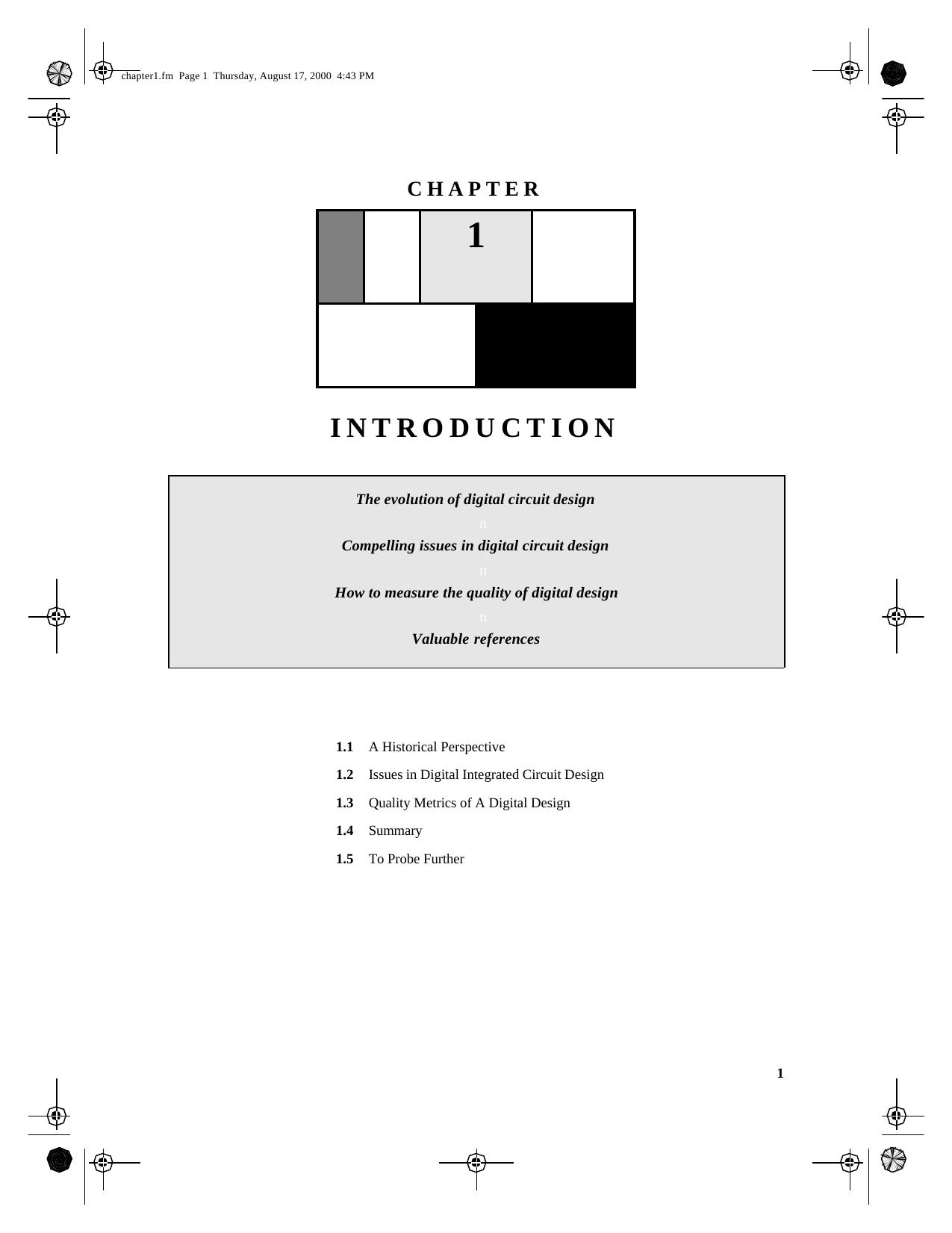 Digital Integrated Circuits, A Design Perspective by Jan M. Rabaey