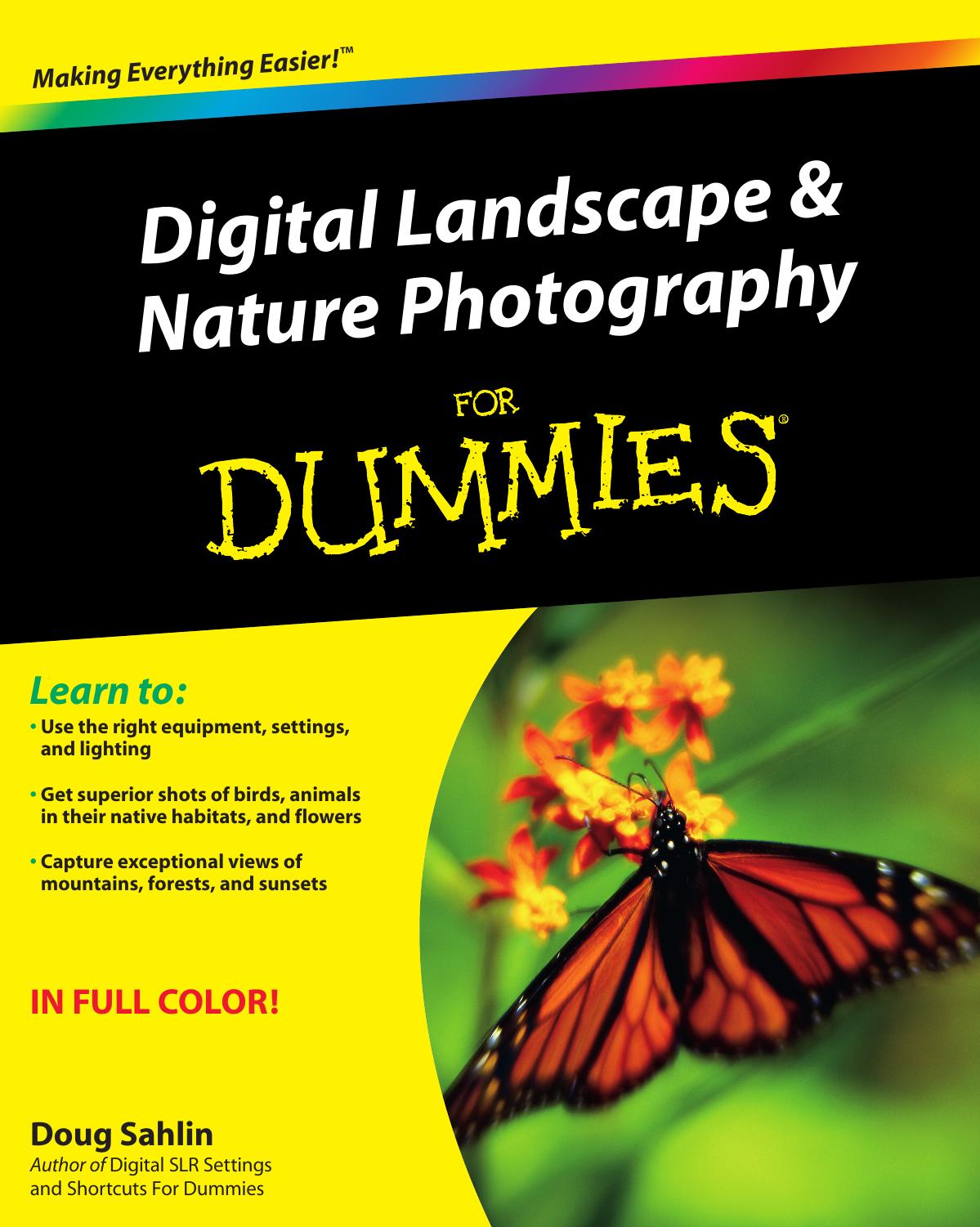 Digital Landscape & Nature Photography for Dummies by Sahlin Doug