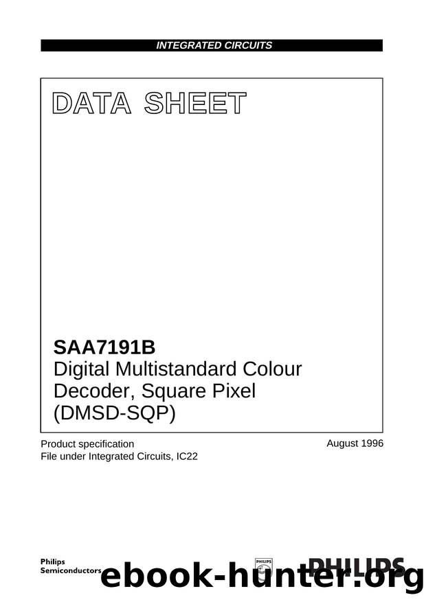 Digital Multistandard Colour Decoder, Square Pixel (DMSD-SQP) by Philips Semiconductors