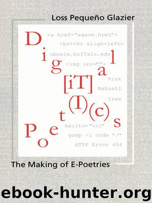 Digital Poetics by Glazier Loss Pequeño