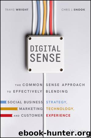 Digital Sense: The Common Sense Approach to Effectively Blending Social Business Strategy, Marketing Technology, and Customer Experience by Wright Travis & Snook Chris J