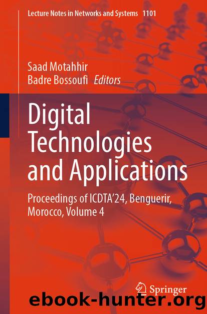 Digital Technologies and Applications by Unknown