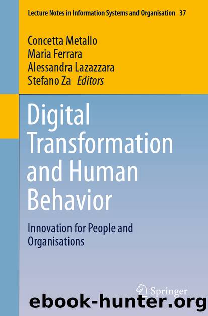 Digital Transformation and Human Behavior by Unknown