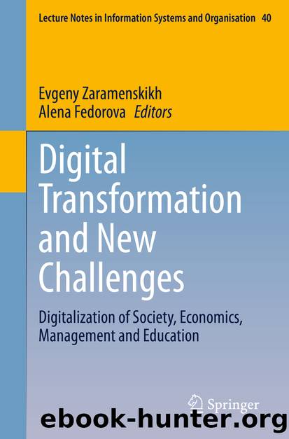 Digital Transformation and New Challenges by Unknown