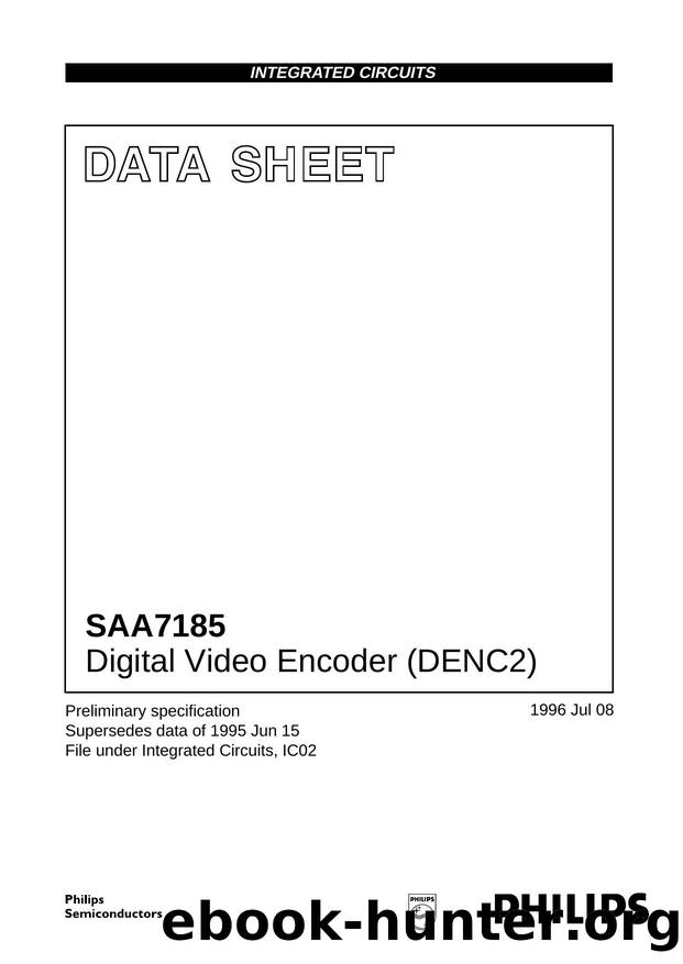 Digital Video Encoder (DENC2) by Philips Semiconductors