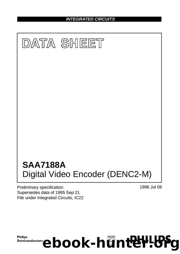 Digital Video Encoder (DENC2-M) by Philips Semiconductors
