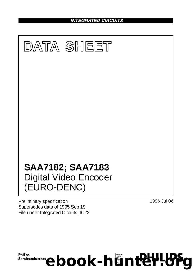 Digital Video Encoder (EURO-DENC) by Philips Semiconductors