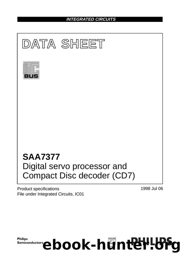 Digital servo processor and Compact Disc decoder (CD7) by Philips Semiconductors
