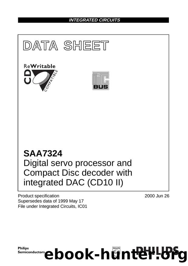 Digital servo processor and Compact Disc decoder with integrated DAC (CD10 II) by Philips Semiconductors