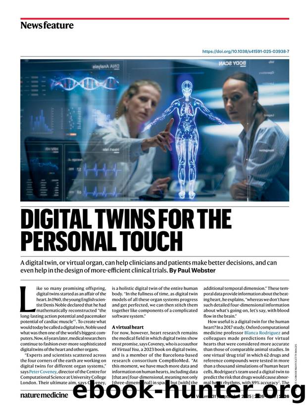 Digital twins for the personal touch by Paul Webster