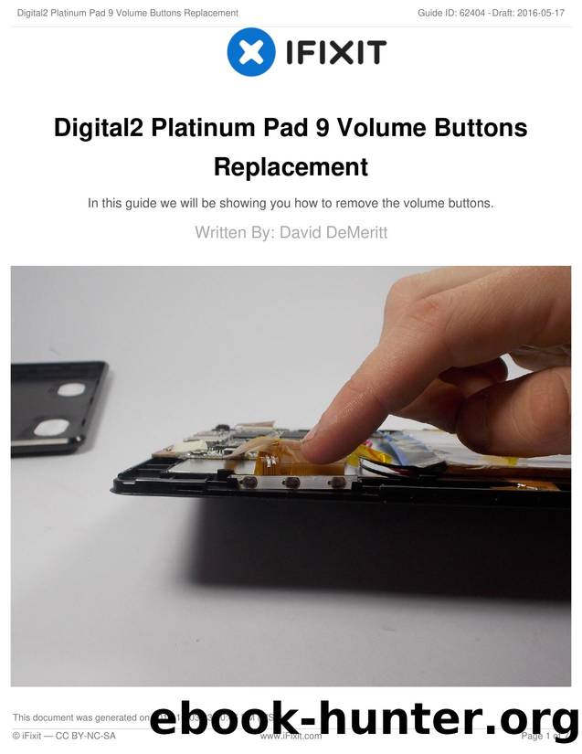 Digital2 Platinum Pad 9 Volume Buttons Replacement by Unknown