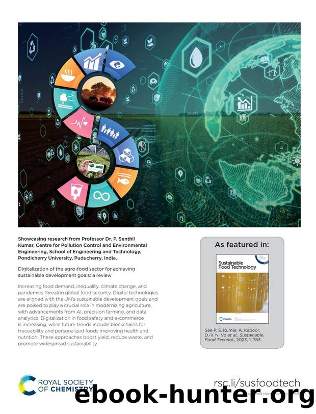 Digitalization of the agro-food sector for achieving sustainable development goals: a review by unknow